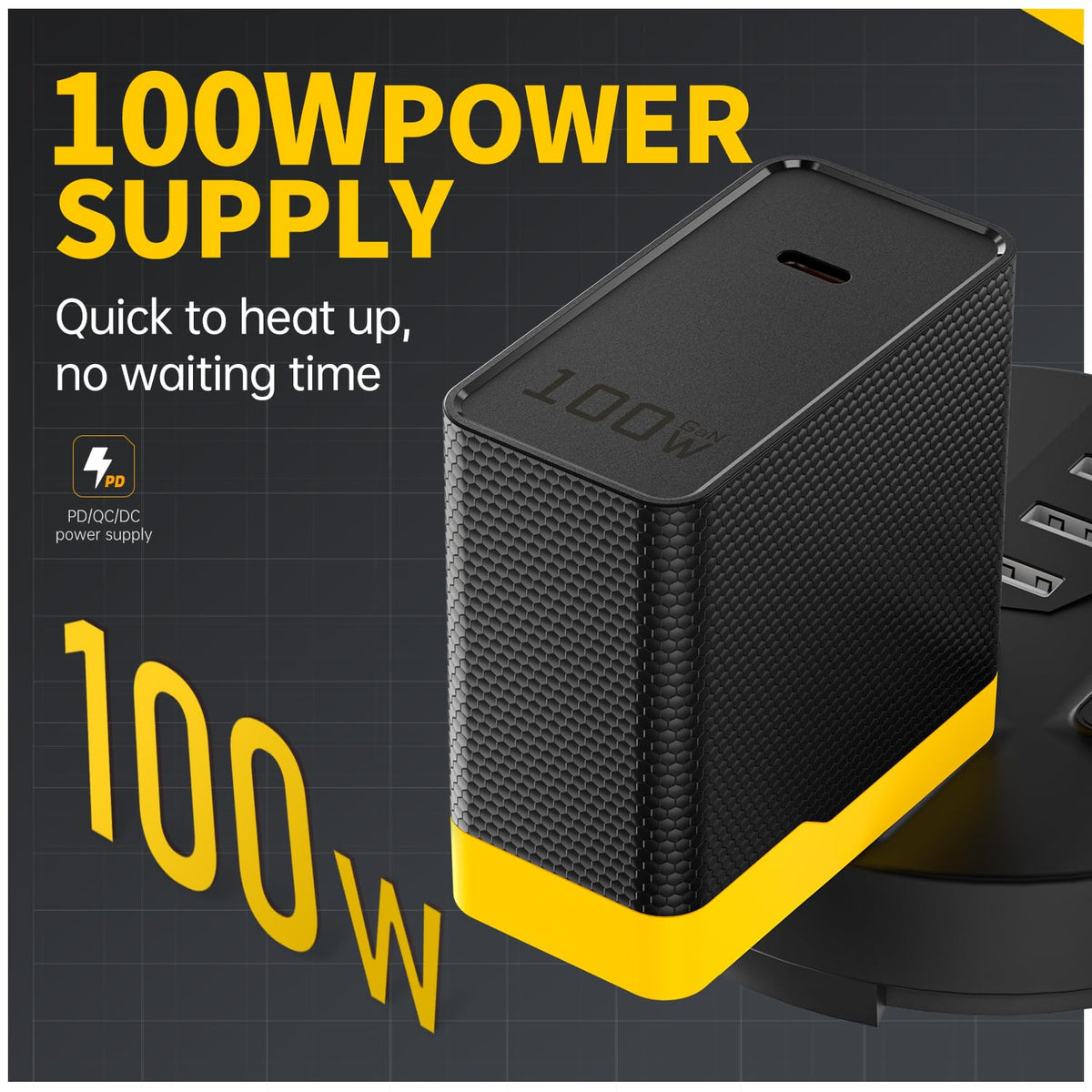 FNIRSI HS-02B 100W 전기 마이크로 인두 세트 4번 사진