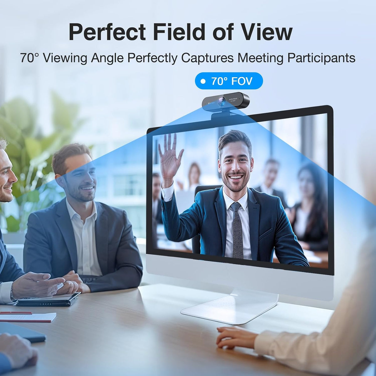 EMEET NOVA 1080P 웹캠 오토포커스 96도 5번 사진