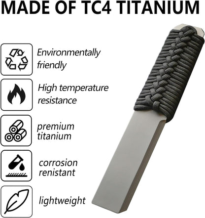 WANERSEN Titanium EOD Breacher Bar Pry Bar EDC Tool W065-Large Pry Bars-WK 7.87인치 3번 사진