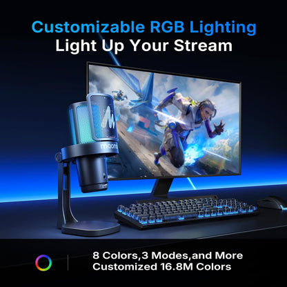 MAONO DGM20W 무선 게이밍 마이크 PC 스마트폰 2.4G USB 7번 사진