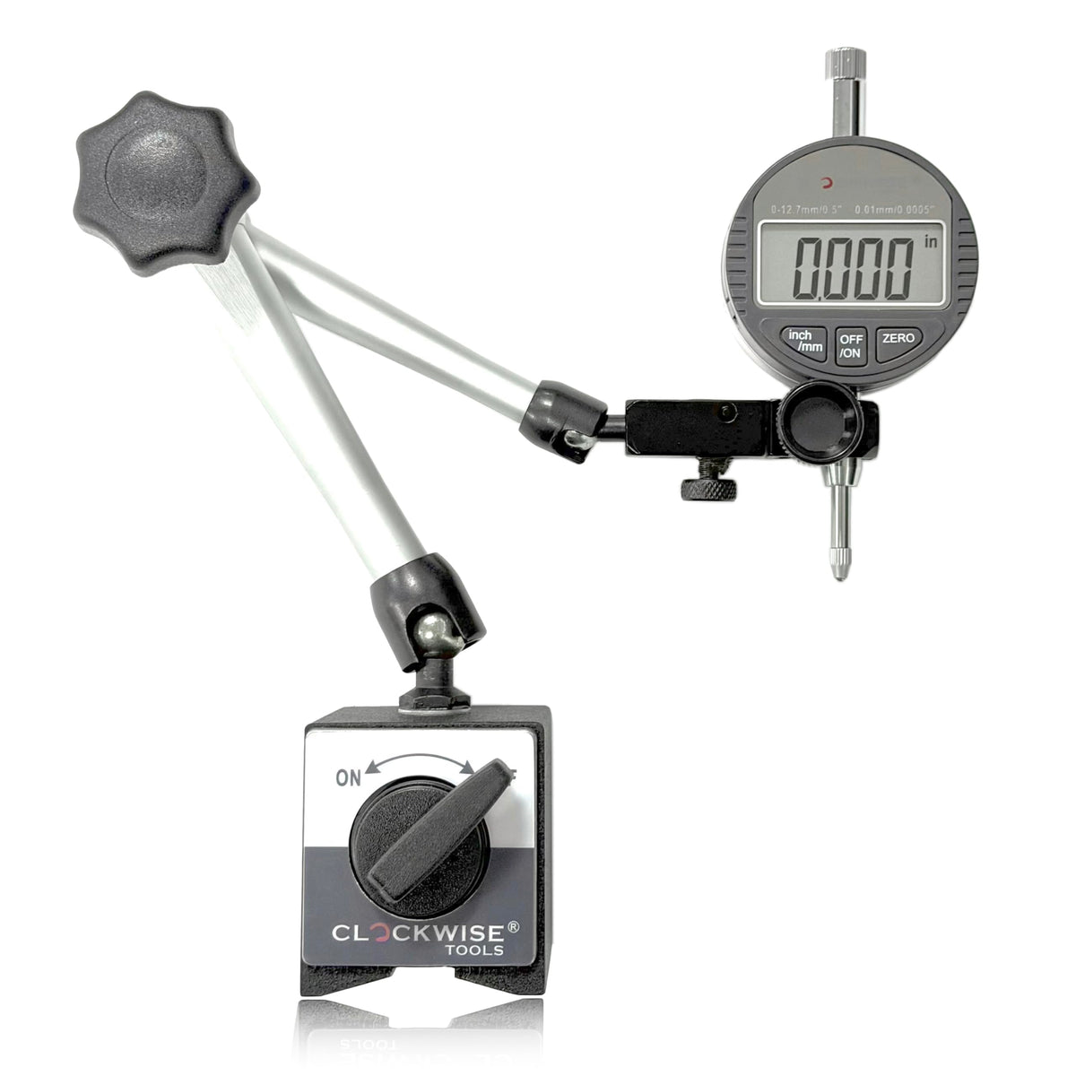 Clockwise Tools 디지털 인디케이터 베이스 0-1인치 0.0005인치 1번 사진