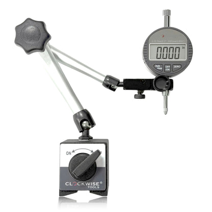 Clockwise Tools 디지털 인디케이터 베이스 0-1인치 0.0005인치 1번 사진