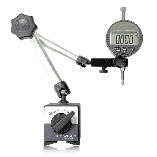 Clockwise Tools 디지털 인디케이터 베이스 0-1인치 0.0005인치 1번 사진