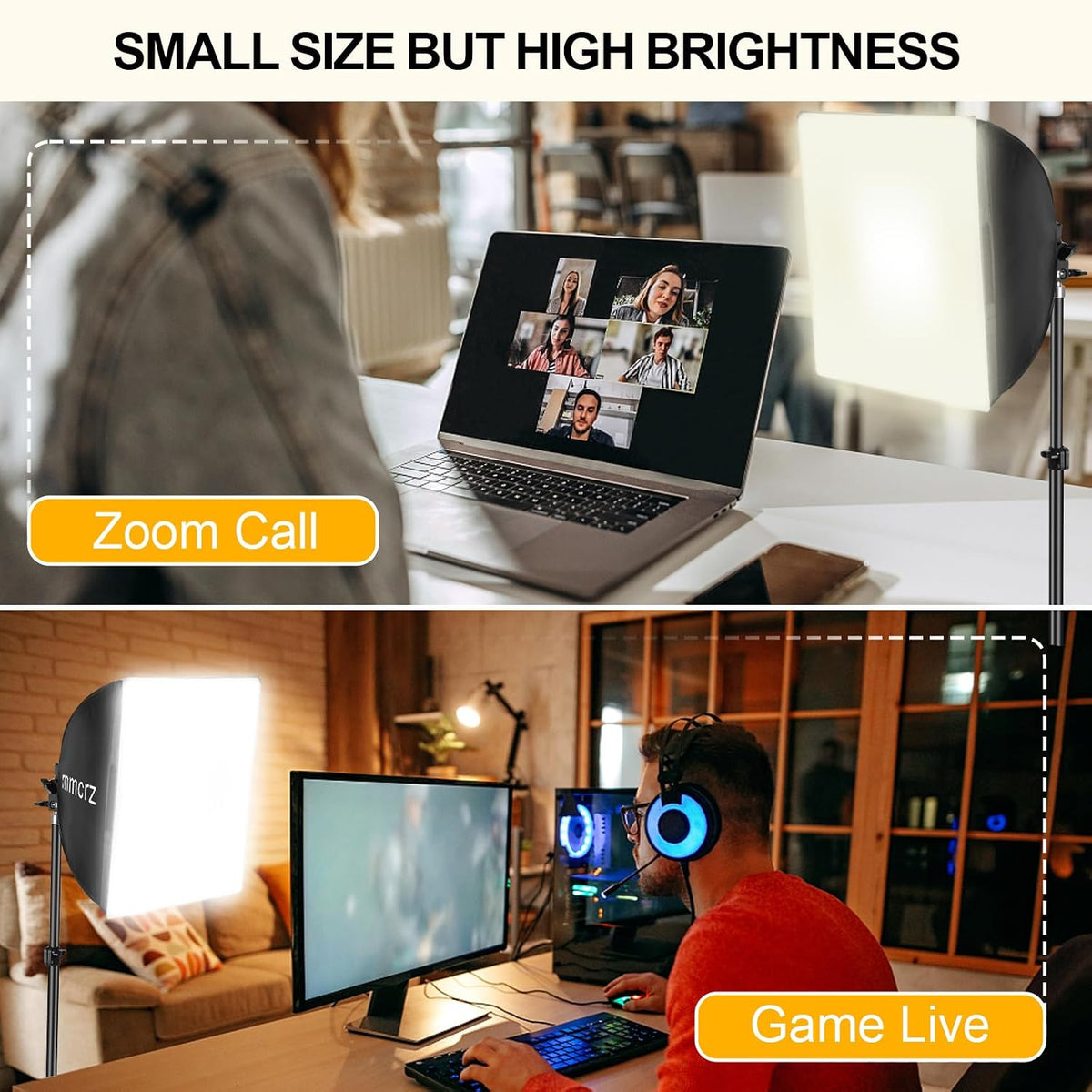 mmcrz S02 16인치 x 16인치 소프트박스 조명 키트 85W 2700-6500K 5번 사진