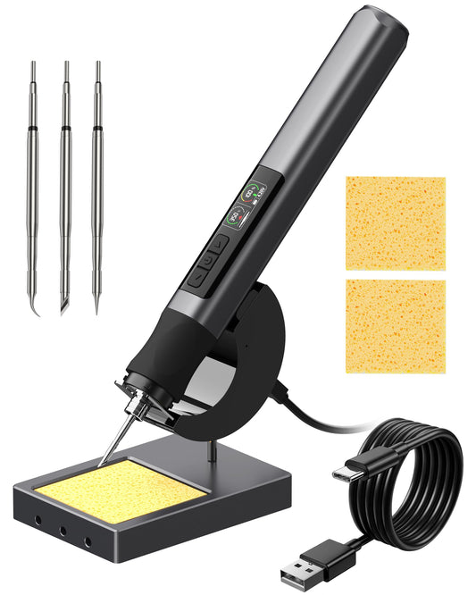 ANBES 무선 납땜 인두 키트 75W PD 유선 30W 배터리 3초 가열 1번 사진