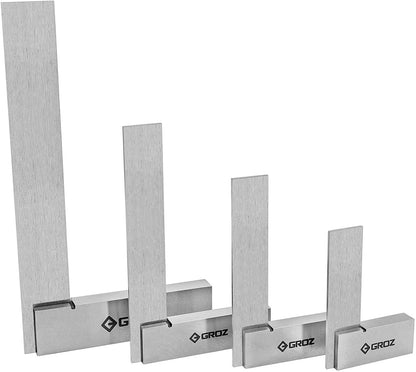 Groz 직각자 2인치 SS/8 마이크로미터 정밀 기계용 200mm 1번 사진