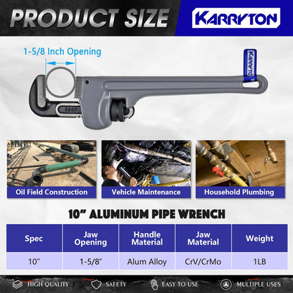 KARRYTON 알루미늄 오프셋 파이프 렌치 세트 CR-V 스틸 CR-V 2번 사진