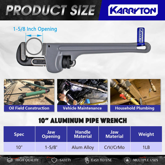 KARRYTON 알루미늄 오프셋 파이프 렌치 세트 CR-V 스틸 CR-V 2번 사진