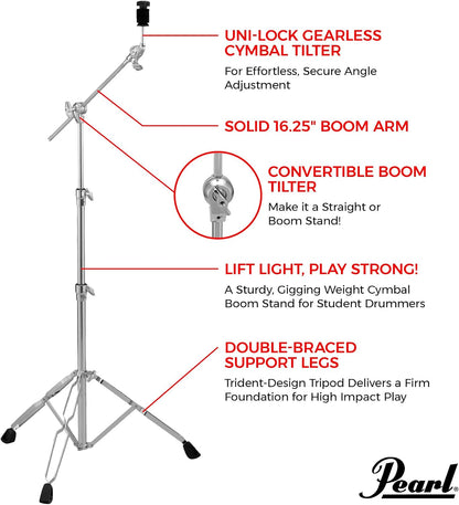 Pearl BC830 더블 브레이스드 심벌 붐 스탠드 2번 사진