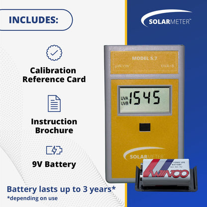 Solarmeter Model 5.7 UVA UVB 총 자외선 측정기 0-1999 4번 사진