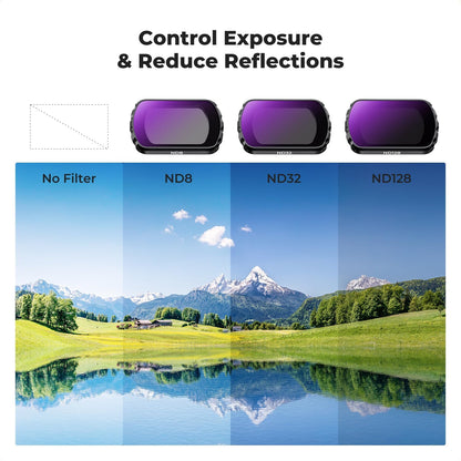 K&F CONCEPT DJI Osmo Pocket 4/3 와이드 애너모픽 매크로 ND 필터 키트 6번 사진