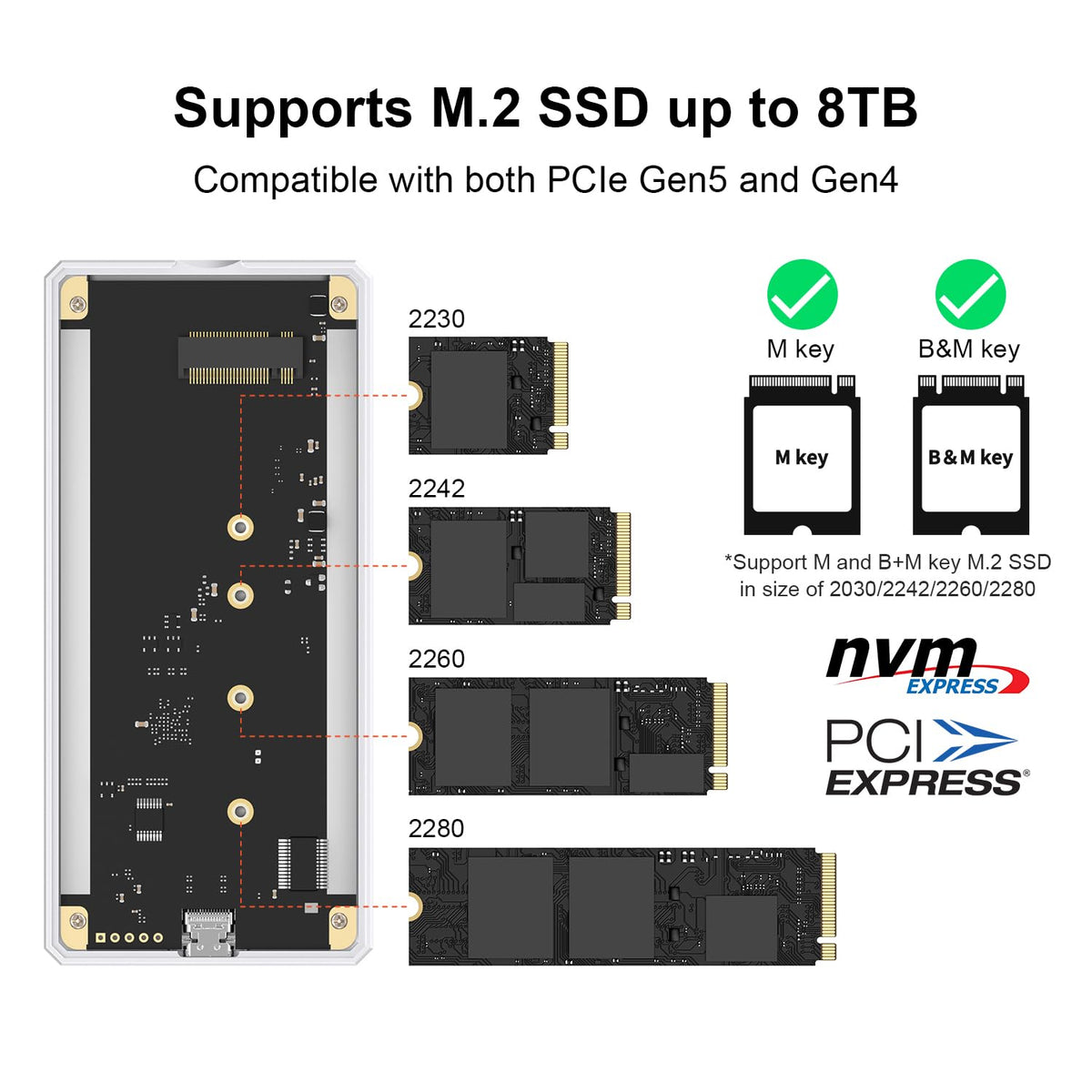 Qwiizlab 팬리스 80Gbps NVMe 외장 케이스 ES41TR USB4 M.2 4번 사진
