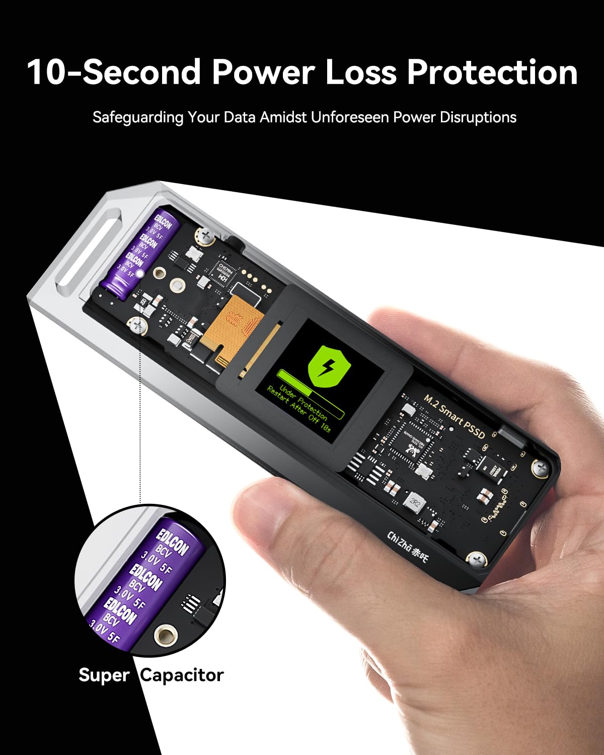 chizha Explorer Edition M.2 NVMe SSD 외장 케이스 10s 2230/2242/2260/2280 4번 사진