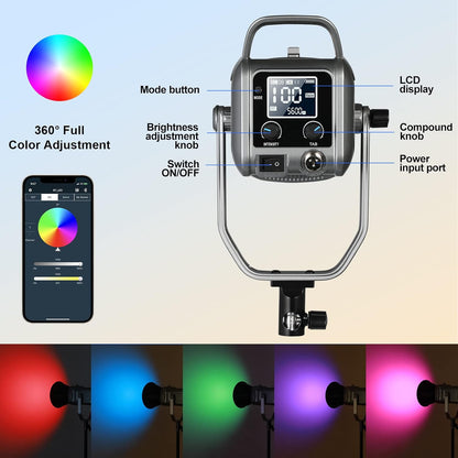 GVM Great Video Maker RGB 비디오 라이트 키트 150W·160W 6번 사진