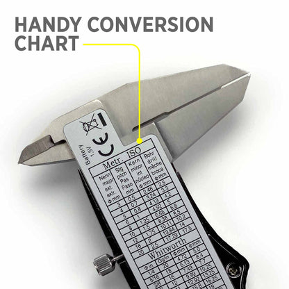 General Tools 147 디지털 캘리퍼스 6인치 초대형 LCD 3모드 4번 사진