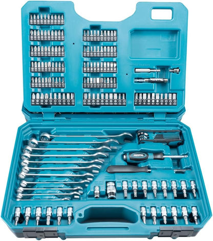 Makita E-10883 221pcs 유지보수 세트 라쳇핸들 소켓 렌치 스크루드라이버 비트 3번 사진