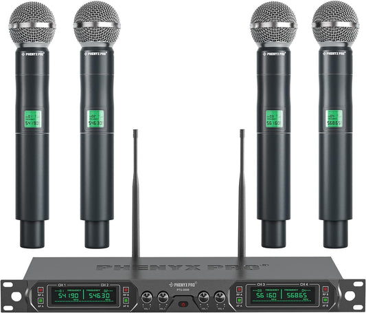 Phenyx Pro 4채널 UHF 무선 마이크 시스템 PTU-5000-4H 4-Ch 1번 사진