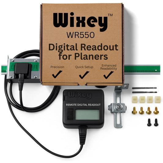 Wixey WR550 디지털 판독기 플래너용 12인치 0.002인치 캘리퍼스 1번 사진