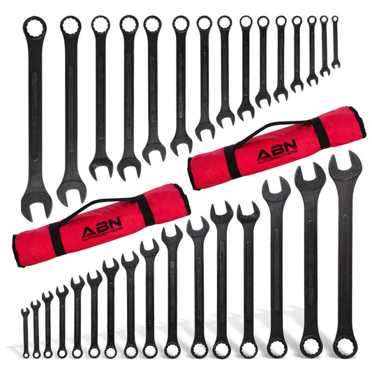 ABN 콤비네이션 렌치 세트 16피스 SAE 0.6cm(1/4인치)부터 3.2cm(1-1/4인치) 레이즈드 패널 1번 사진