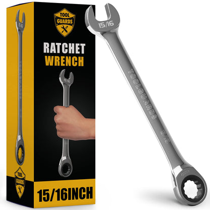 TOOLGUARDS 슬림 프로파일 라쳇 렌치 크롬 바나듐강 자동차 수리 배관용 12번 사진