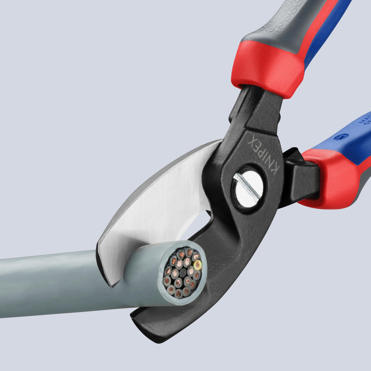 KNIPEX 케이블 가위 95 12 200 구리 알루미늄 케이블용 20mm 3번 사진
