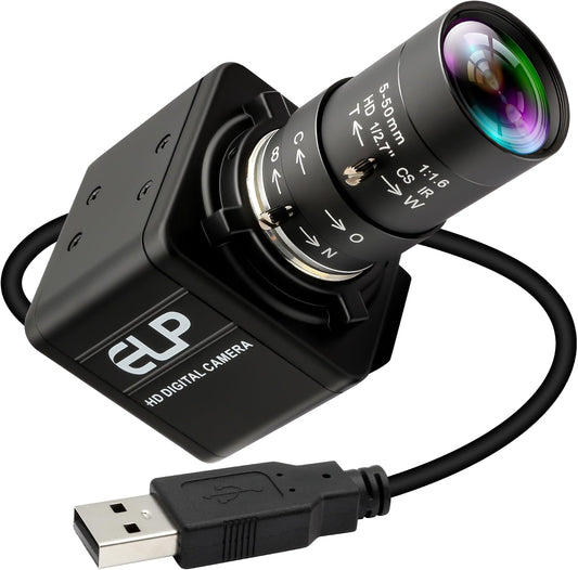 IFWATER USB 카메라 1600만화소 5-50mm 수동 가변초점 CS 마운트 IF-USB16MP01-MFV 1번 사진