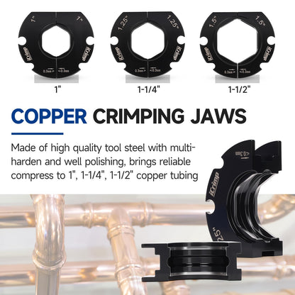 iCRIMP IWS-CF 구리 크림핑 툴 커터 포함 6번 사진