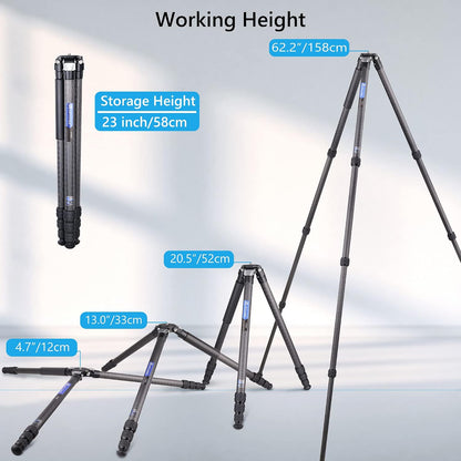 ARTCISE CT80C 탄소섬유 삼각대 55lbs 6번 사진