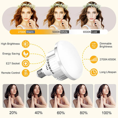 mmcrz S02 16인치 x 16인치 소프트박스 조명 키트 85W 2700-6500K 2번 사진