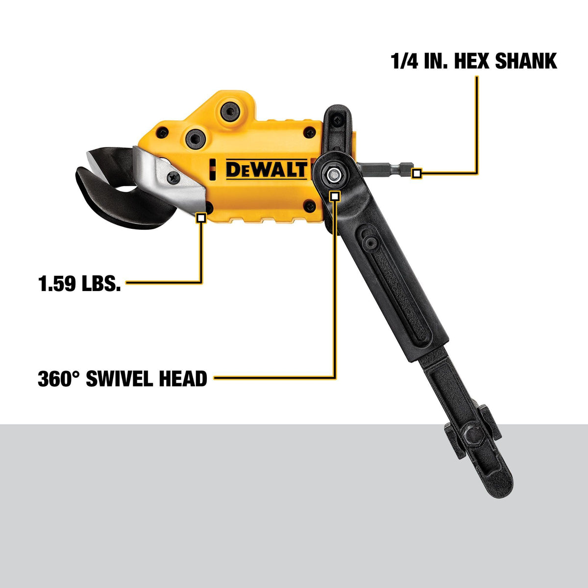 DEWALT 임팩트 레디 메탈 시어 어태치먼트 18GA 절단 DWASHRIR 2번 사진