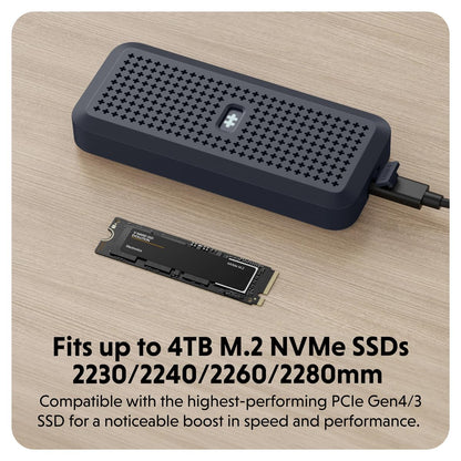 Hyper HyperDrive Next Portable 40Gbps USB4 M.2 NVMe SSD 외장 케이스 4TB PS5 4번 사진