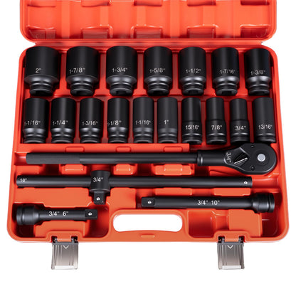 TUZkozs 3/4인치 임팩트 소켓 세트 3/4 Inch 1번 사진