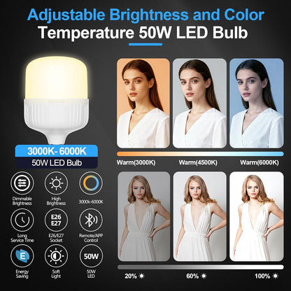 EMART 소프트박스 조명 키트 50W LED 20x20인치 2구 EM-SBK2020P-2WJ 4번 사진