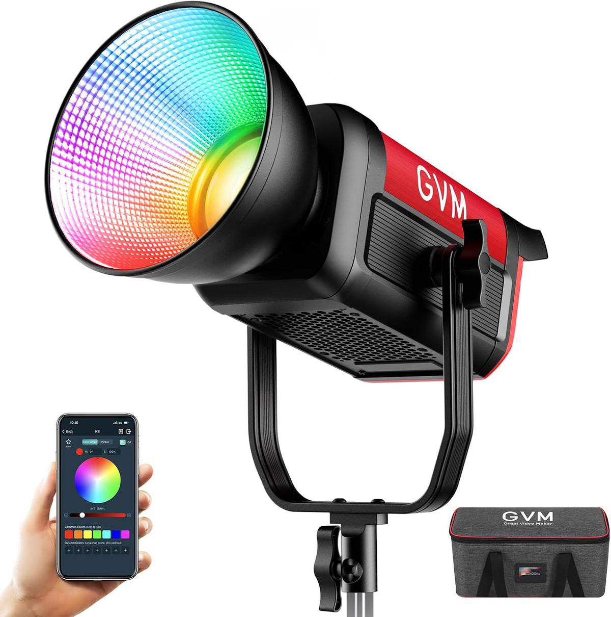 GVM RGB 비디오 라이트 200W·300W 스튜디오 조명 300C 1번 사진