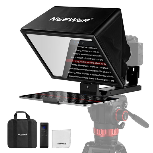 NEEWER 알루미늄 합금 리프트 텔레프롬프터 X12B 12인치 아이패드 DSLR 카메라용 1번 사진