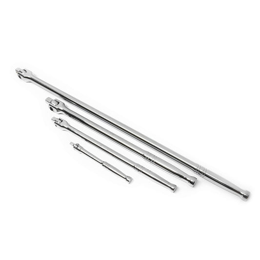 GEARWRENCH 래칫 소켓 핸들 볼 디텐트 인체공학 손잡이 풀 폴리시 크롬 1번 사진