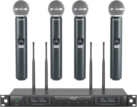 Phenyx Pro PTU-7000-4H 4채널 UHF 무선 마이크 시스템 1번 사진