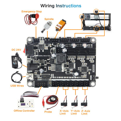RATTMMOTOR CNC 라우터 조각기 3018 PRO 3축 GRBL DIY 키트 3번 사진