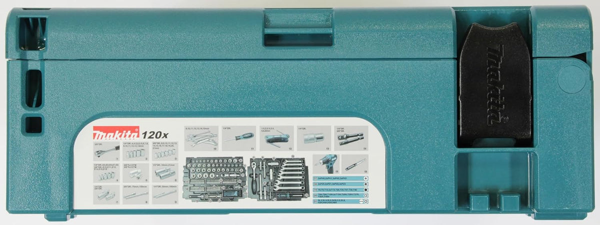 Makita E-08713 120pcs 크롬바나듐강 유지보수 공구 세트 10번 사진
