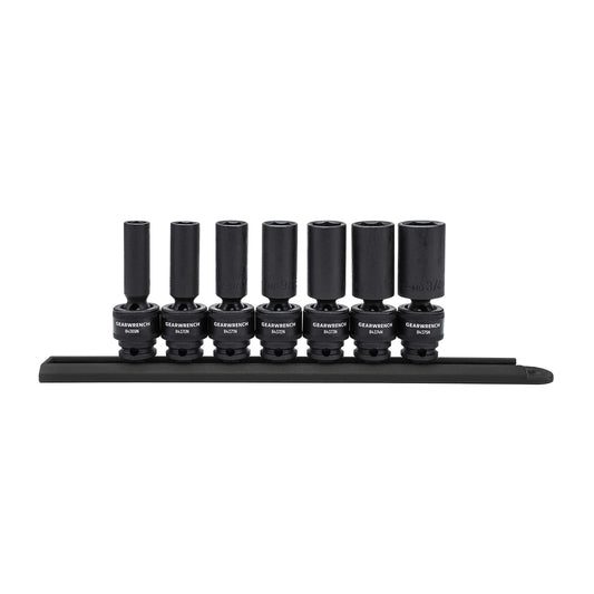 GEARWRENCH 3/8" Dr 6 Pt 딥 유니버설 임팩트 SAE 소켓 세트 84923N 1번 사진