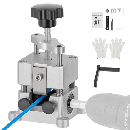 CREWORKS 전동 전선 탈피기 피복 박리기 1.5-28mm 자동 와이어 스트리퍼 10번 사진