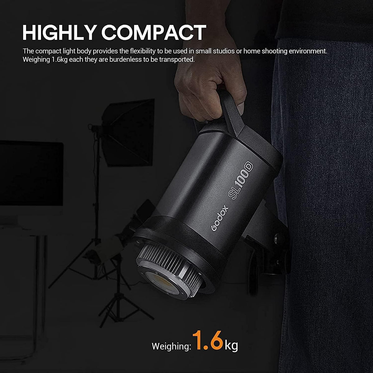 Godox SL 시리즈 LED 비디오 조명 보웬스 마운트 SL60·SL100·SL150·SL200·SL300