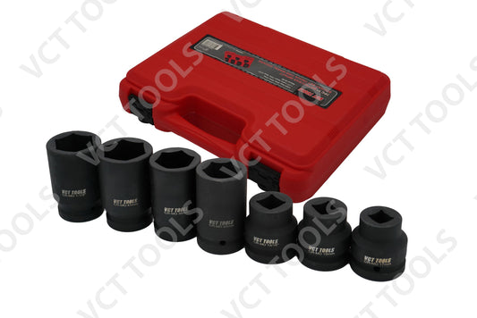 VCT 1인치 드라이브 임팩트 소켓 세트 17 19 21 33 35 38 41mm 2번 사진