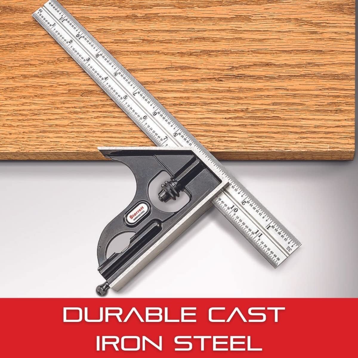 Starrett H11-1224 직각자 헤드 12인치 300mm 이상 콤비네이션 세트용 5번 사진