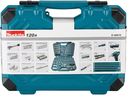 Makita 유지보수 공구세트 120pcs 크롬바나듐 E-06616 2번 사진