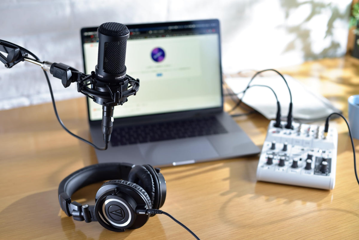 Audio-Technica AT2020 USB 콘덴서 마이크 스트리밍 팟캐스팅 헤드폰 붐암 세트 6번 사진