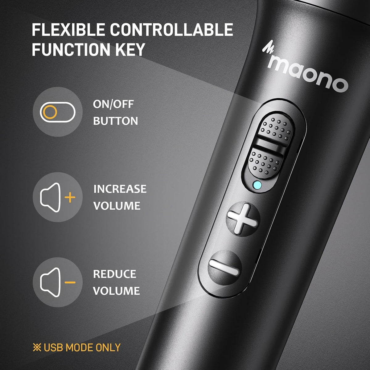 MAONO HD300T USB XLR 다이나믹 팟캐스트 마이크 3번 사진