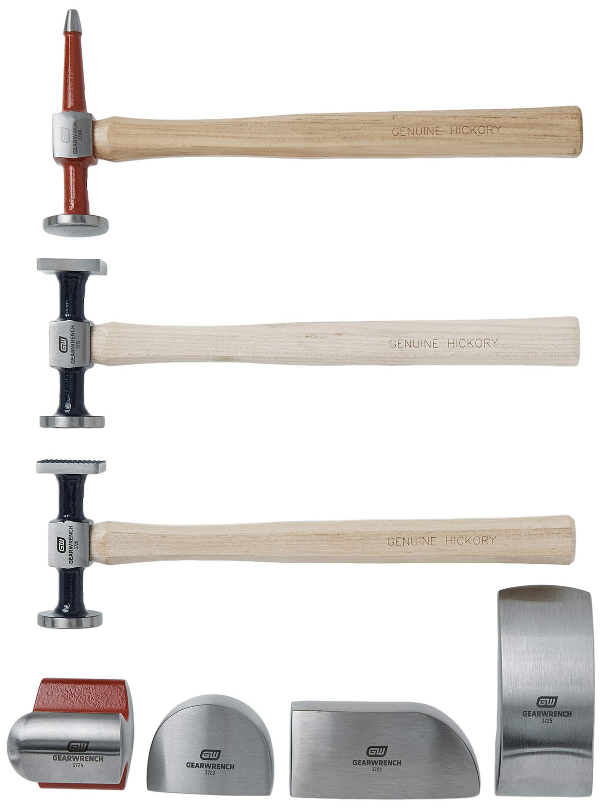 Generic GEARWRENCH 해머 세트 히코리 손잡이 불꽃 처리 폴리싱 4번 사진