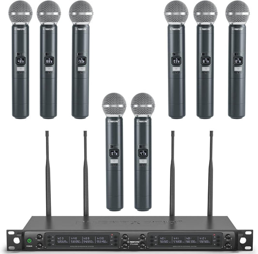 Phenyx Pro PTU-6000-8H 8채널 UHF 무선 마이크 시스템 8-Channel 1번 사진