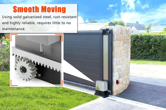 Blütezeit 자동 슬라이딩 게이트 오프너 ME-GO-800 1800lb 40ft 370W 1/2HP 2번 사진